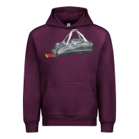 Mauve Wine baseball bag fa element Urban Hoodie - FaDigitalArtStudio