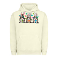 Pigment Pistachio western bunny gnome Urban Hoodie - RacoonDesign