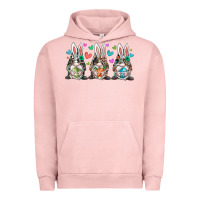Pigment Salmon western bunny gnome Urban Hoodie - RacoonDesign
