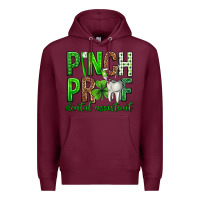 Burgundy Pinch Proof Dental Assistant St. Patricks Day Premium Hoodie - Neo Western