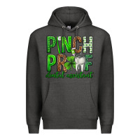 Charcoal Heather Pinch Proof Dental Assistant St. Patricks Day Premium Hoodie - Neo Western