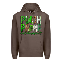 Coffee Pinch Proof Dental Assistant St. Patricks Day Premium Hoodie - Neo Western