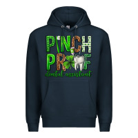 Navy Pinch Proof Dental Assistant St. Patricks Day Premium Hoodie - Neo Western