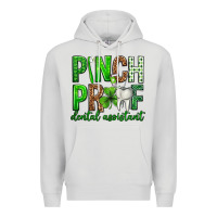 Dove Grey Pinch Proof Dental Assistant St. Patricks Day Premium Hoodie - Neo Western