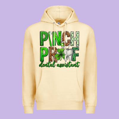 Pinch Proof Dental Assistant St. Patricks Day Premium Hoodie Designed By Neo Western