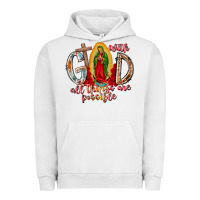 Pigment Lunar Rock With God All Things Are Possible Urban Hoodie - RacoonDesign