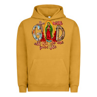 Pigment Peanut Butter With God All Things Are Possible Urban Hoodie - RacoonDesign