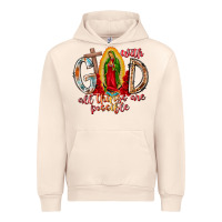 Sandshell With God All Things Are Possible Urban Hoodie - RacoonDesign