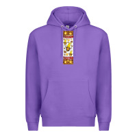 Purple softball football penwraps Premium Hoodie - HRA Design Shop