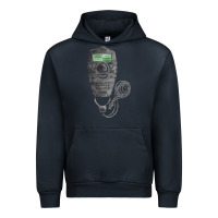 Navy baseball counter and stopwatch fa element Urban Hoodie - FaDigitalArtStudio