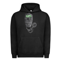 Pigment Black baseball counter and stopwatch fa element Urban Hoodie - FaDigitalArtStudio