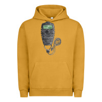 Pigment Peanut Butter baseball counter and stopwatch fa element Urban Hoodie - FaDigitalArtStudio