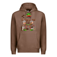 Chestnut im the coffee lover elf Premium Hoodie - FaDigitalArtStudio