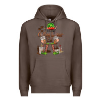 Coffee im the coffee lover elf Premium Hoodie - FaDigitalArtStudio