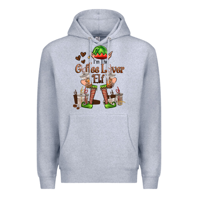 Im The Coffee Lover Elf Premium Hoodie by FaDigitalArtStudio | Teevron
