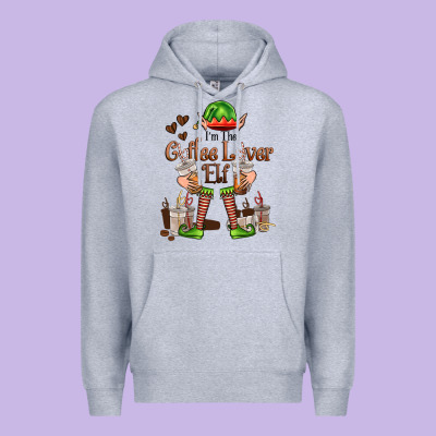 Im The Coffee Lover Elf Premium Hoodie Designed By Fadigitalartstudio