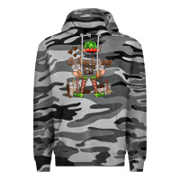 Slate Camo im the coffee lover elf Premium Hoodie - FaDigitalArtStudio