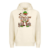Tofu im the coffee lover elf Premium Hoodie - FaDigitalArtStudio
