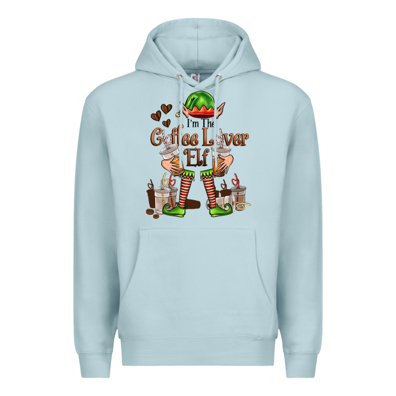 Im The Coffee Lover Elf Premium Hoodie by FaDigitalArtStudio | Teevron