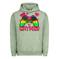 Pigment Oil Green gaymer Urban Hoodie - HRA Design Shop
