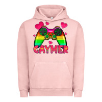 Pigment Salmon gaymer Urban Hoodie - HRA Design Shop