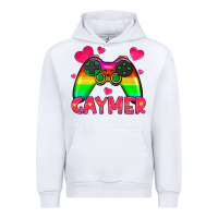 White gaymer Urban Hoodie - HRA Design Shop
