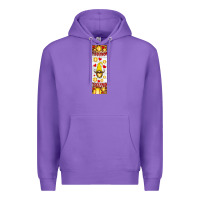 Purple softball football penwraps Premium Hoodie - HRA Design Shop