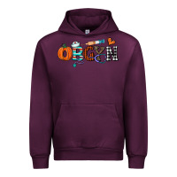 Mauve Wine obgyn Urban Hoodie - CowhideDigitalArt