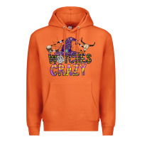 Carrot Witches Be Crazy Premium Hoodie - CowhideDigitalArt