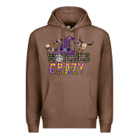 Chestnut Witches Be Crazy Premium Hoodie - CowhideDigitalArt
