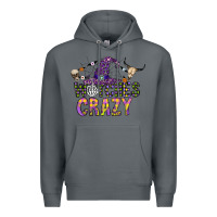 Rock Witches Be Crazy Premium Hoodie - CowhideDigitalArt
