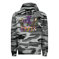 Slate Camo Witches Be Crazy Premium Hoodie - CowhideDigitalArt