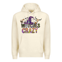 Sandshell Witches Be Crazy Premium Hoodie - CowhideDigitalArt