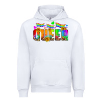 White queer Urban Hoodie - HRA Design Shop