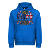 Cobalt one nation under god Urban Hoodie - CowhideDigitalArt