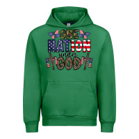 Emerald one nation under god Urban Hoodie - CowhideDigitalArt