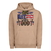 Pigment Burro one nation under god Urban Hoodie - CowhideDigitalArt