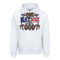 White one nation under god Urban Hoodie - CowhideDigitalArt