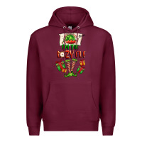Burgundy im the lazy elf Premium Hoodie - FaDigitalArtStudio
