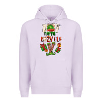 Lilac im the lazy elf Premium Hoodie - FaDigitalArtStudio