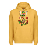 Mustard im the lazy elf Premium Hoodie - FaDigitalArtStudio