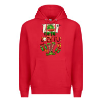 Red im the lazy elf Premium Hoodie - FaDigitalArtStudio