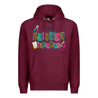 Burgundy science teacher Premium Hoodie - AdoDesignShop