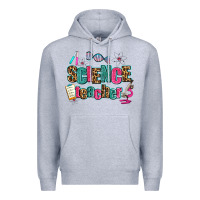 Heather Grey science teacher Premium Hoodie - AdoDesignShop