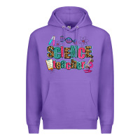 Purple science teacher Premium Hoodie - AdoDesignShop