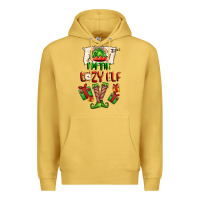 Antique Gold im the lazy elf Premium Hoodie - FaDigitalArtStudio