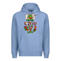 Colony Blue im the lazy elf Premium Hoodie - FaDigitalArtStudio