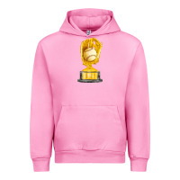 Fuchsia Pink baseball throphy cup fa element Urban Hoodie - FaDigitalArtStudio