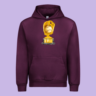 Baseball Throphy Cup Fa Element Urban Hoodie Designed By Fadigitalartstudio