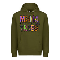 Army Green Mama Tried Premium Hoodie - CowhideDigitalArt